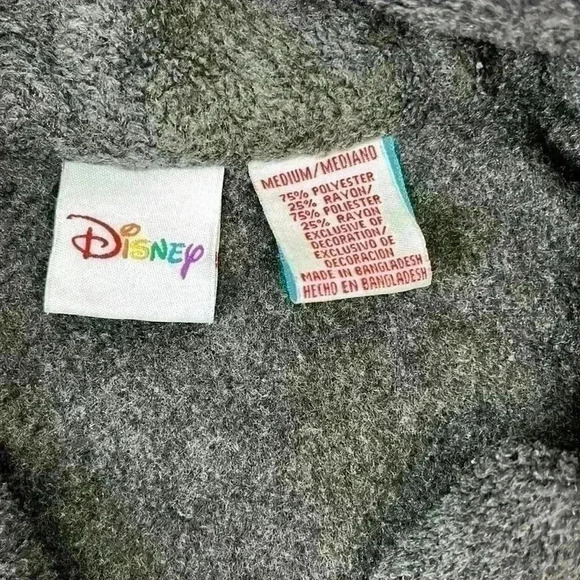 Vintage Disney Dark Grey Tigger Quarter Zip Size M - Picture 5 of 11